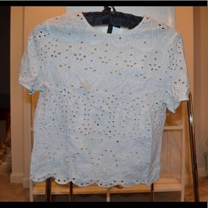 Brandy Melville white summer cropped top